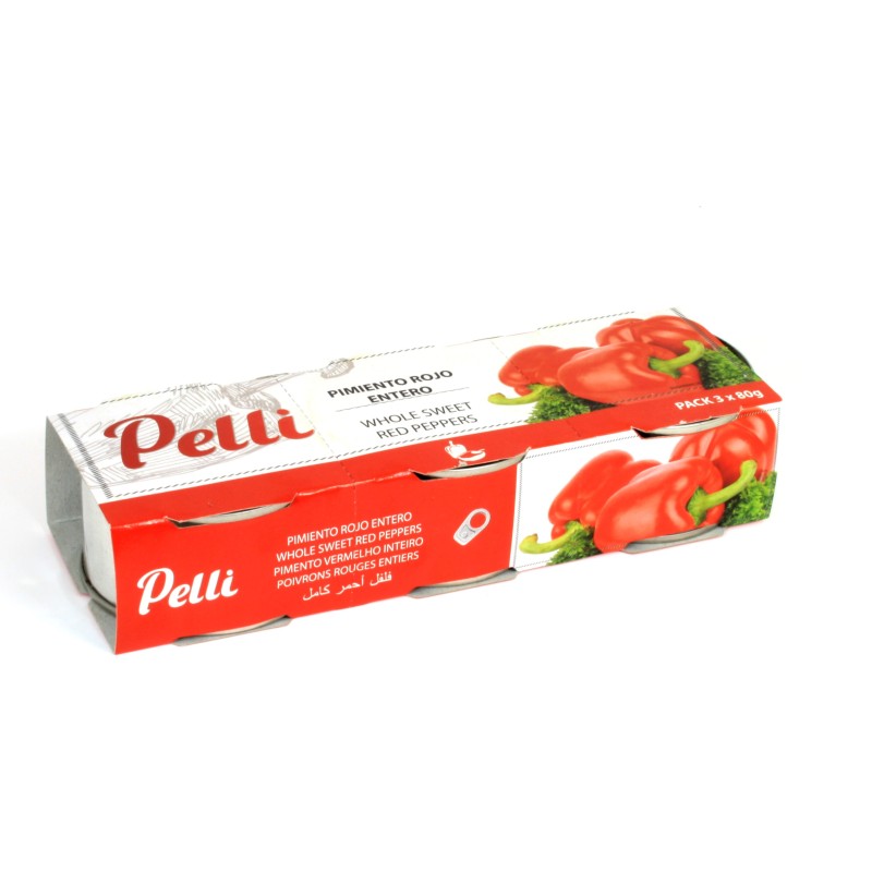 POIVRONS ROUGES 1/8 KG PACK-3