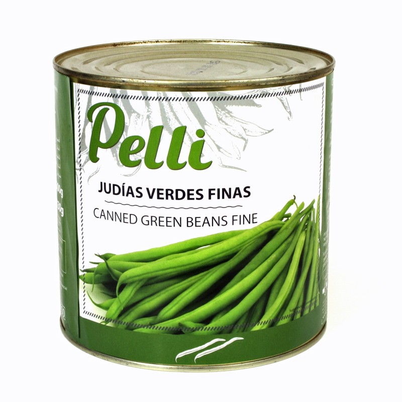 CANNED GREEN BEANS FINE 3 KG