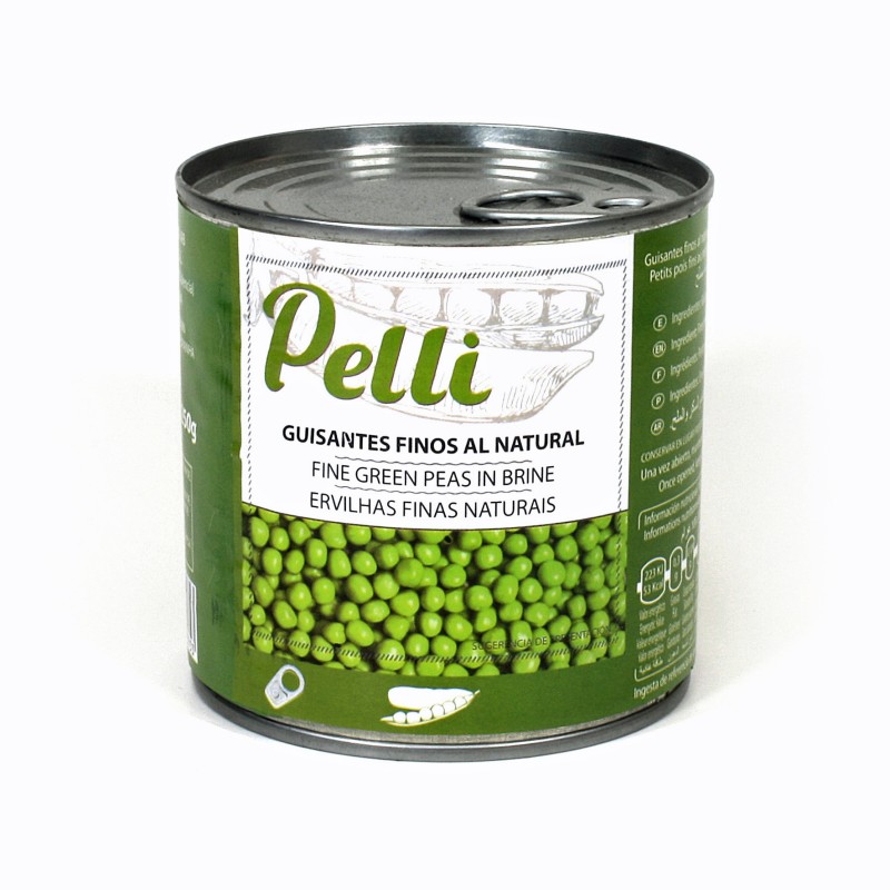 CANNED NATURAL GREEN PEAS  1/2 KG