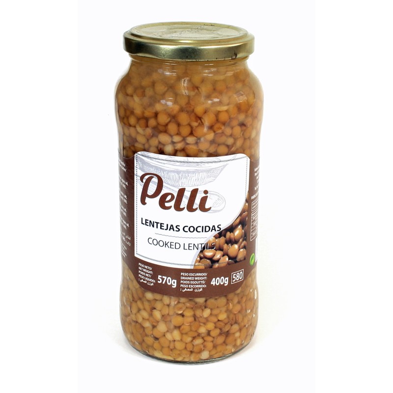 LENTILLES POT EN VERRE 580 ML EXTRA