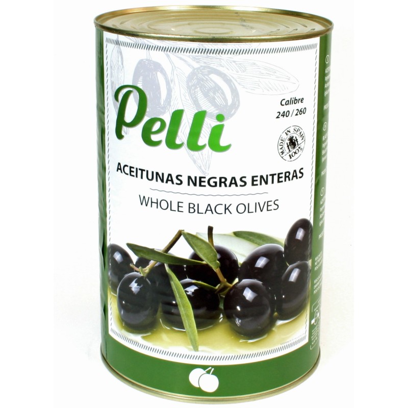 ACEITUNA NEGRA 5KG CALIBRE 240/260