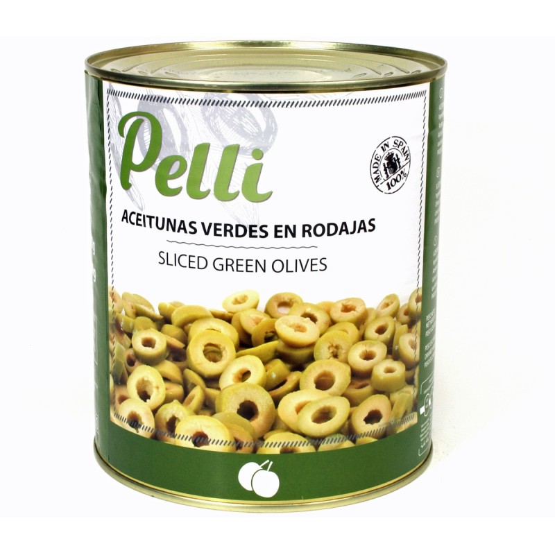 OLIVES VERTES EN TRANCHEES 3,3kg (A10)