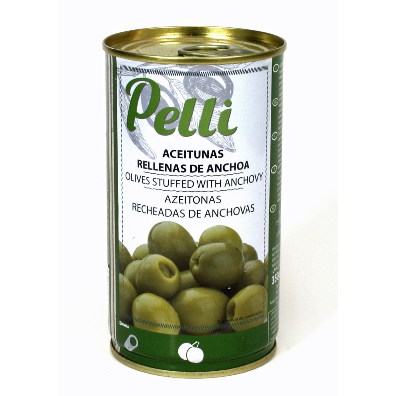 ACEITUNA RELLENA DE ANCHOAS 450 GR - GRANDES