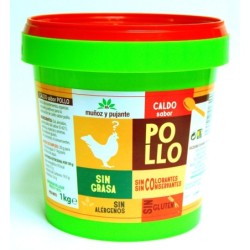 CALDO DE POLLO SIN CONSERVANTES BOTE 1 KG