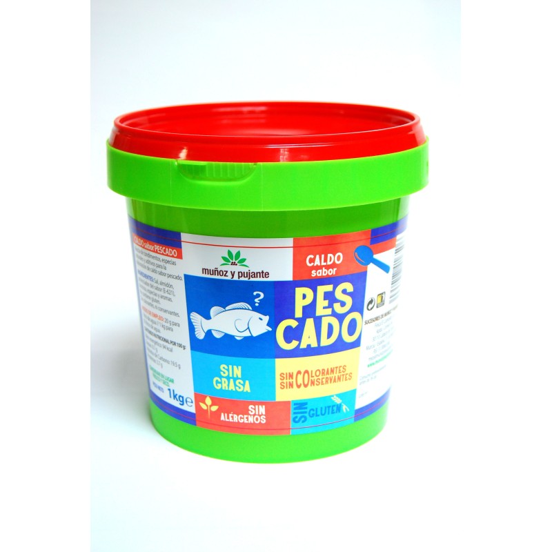 BOUILLON FISH WITHOUT PRESERVATIVE 1 KG BUCKET