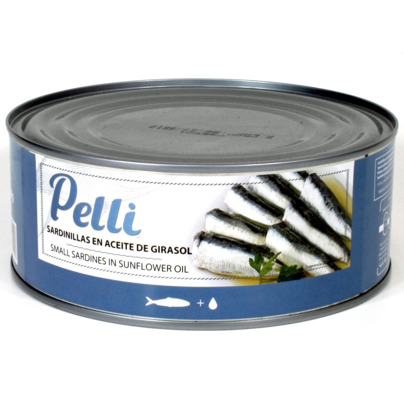 SMALL SARDINES IN VEG. OIL RO-1000