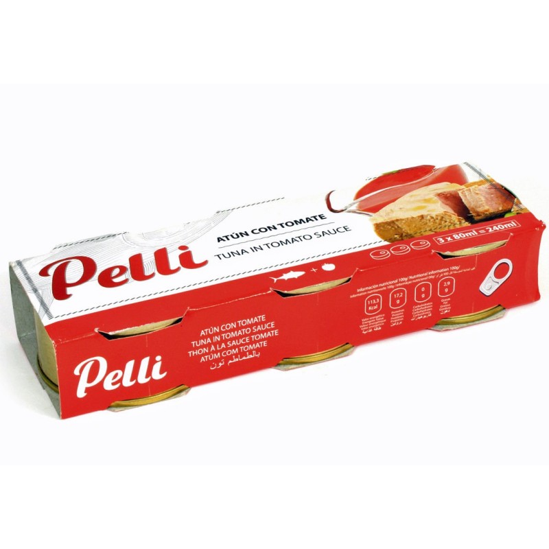 TUNA FISH IN TOMATO SAUCE RO85 PACK 3 E/O