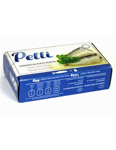 SARDINES A L HUILE VEGETALE RR 125 .