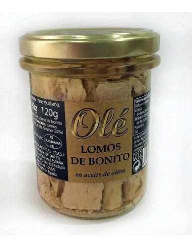 BONITO (WHITE TUNA) BELLY LOINS IN OLIVE OIL...