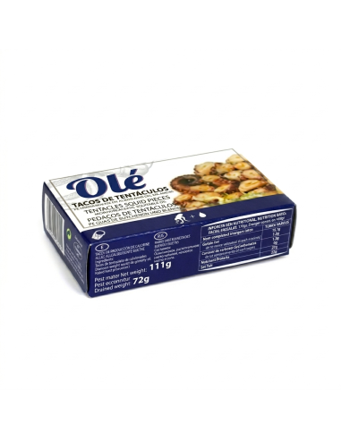 TENTACLE CHUNKS (OCTOPUS STYLE) IN VEG OIL OL-120