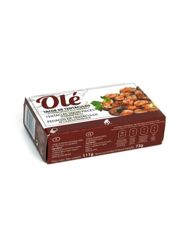 OCTOPUS IN MARINE SAUCE OL-120 (TENTACLES CHUNKS)
