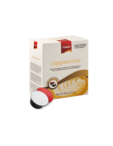 TORRIÉ CAPUCCINO (8 CAPSULES OF COFFEE + 8...
