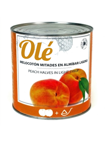 PEACH HALVES IN L. SYRUP  3 KG