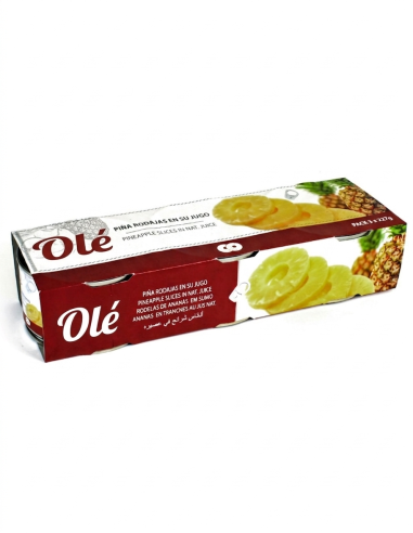 PINEAPPLE IN NAT. JUICE  227 GRS PACK-3