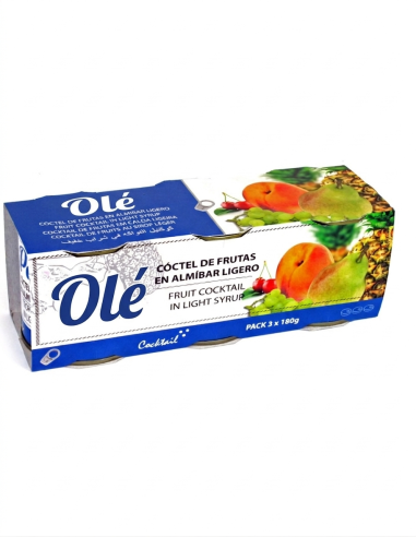FRUIT COCKTAIL IN l/SYRUP 180 GR PACK-3