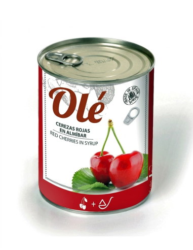 RED CHERRIES IN SYRUP 1 KG "SERHOS"