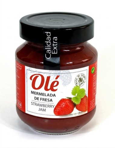 STRAWBERRY JAM GLASS JAR  T-314 ML