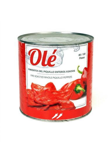 PIQUILLO RED PEPPERS 3 KG FANCY 80-100 EXTRA
