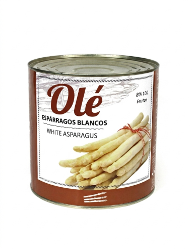 WHITE ASPARAGUS 3 KG 80/100
