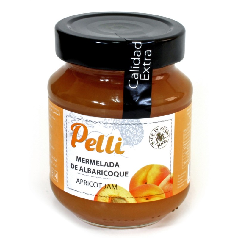 APRICOT JAM IN GLASS JAR T-314 ML