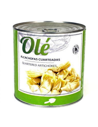 QUARTERED ARTICHOKE HEARTS  3 KG