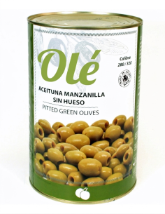 ACEITUNA MANZANILLA DESHUESADA 5KG CALIBRE 280/320