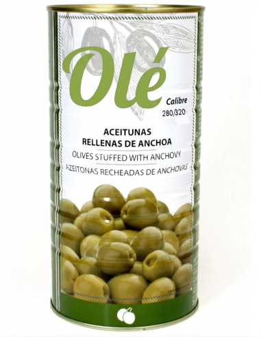 GREEN OLIVES STUFFED WITH ANCHOVIE  2 KGS...