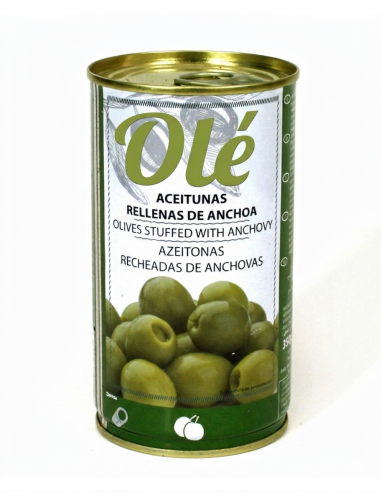 STUFFED GREEN OLIVES WITH ANCHOVIE  300GR