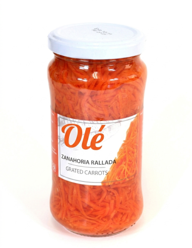 GRATED CARROTS IN GLASS 370 ML