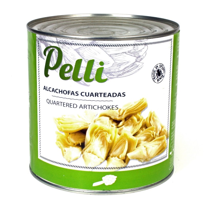 ALCACHOFRAS EM QUARTOS 3 KG